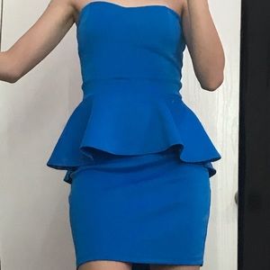 Blue dress